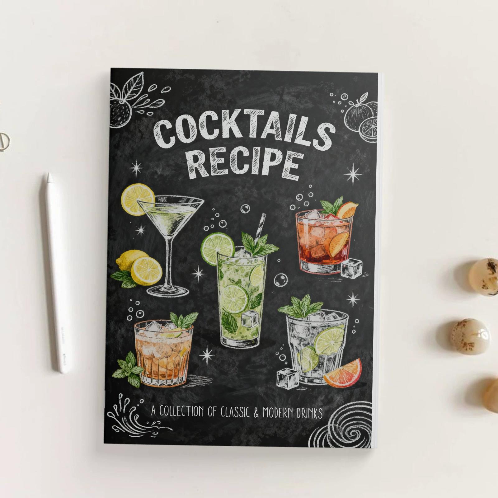 Cocktail Recipe Book - Libro di ricette di cocktail classici