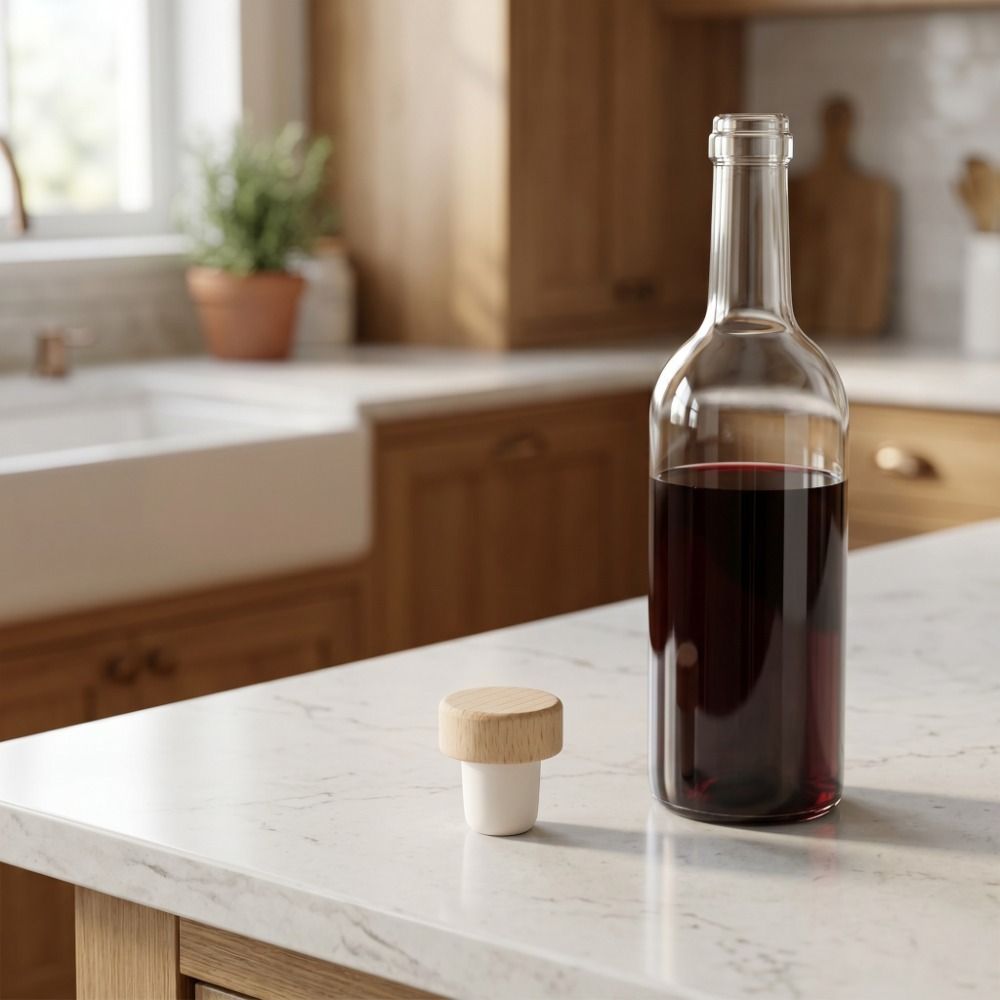 Wine Preservation Pump - 10 Tappi per Bottiglie di Vino