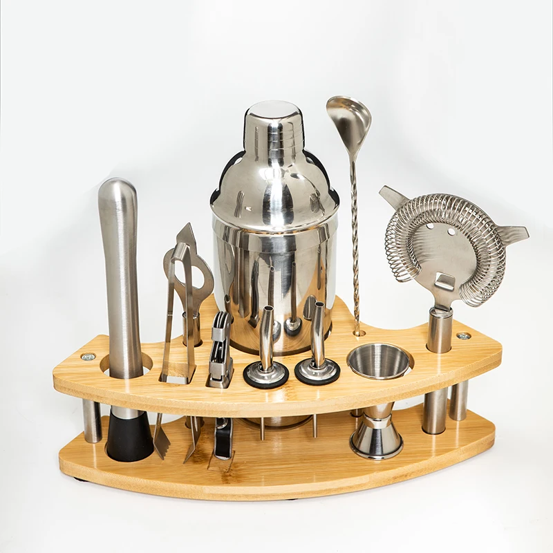 Boston Shaker Set - 11 pezzi Kit barman in acciaio