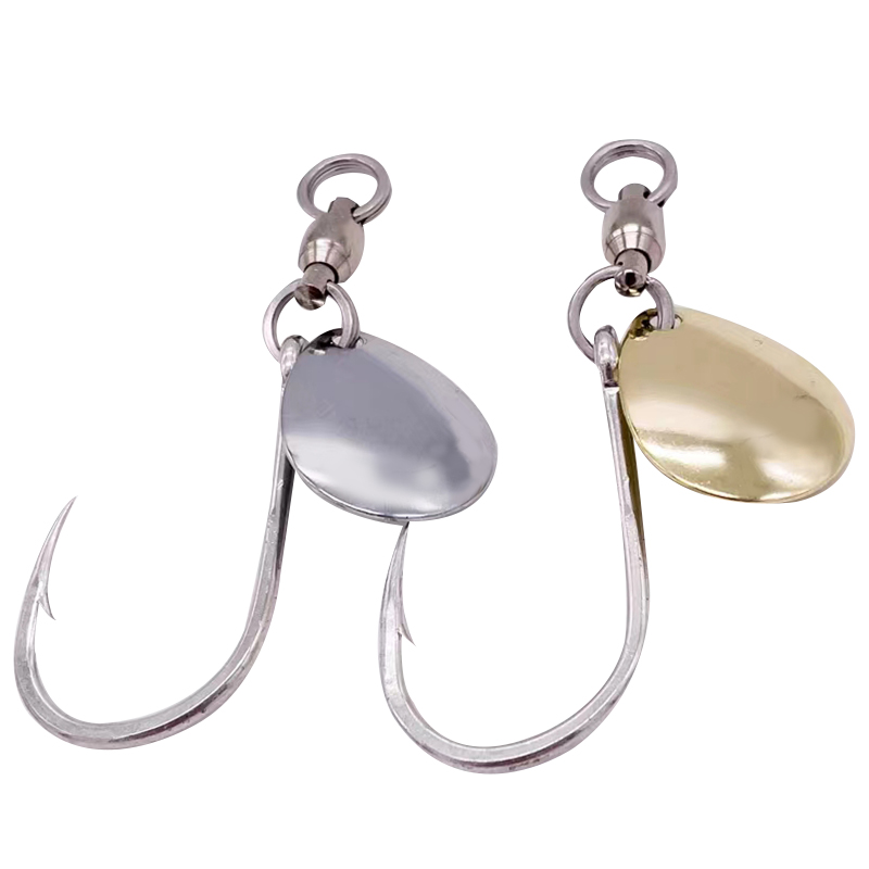 Jigger Double Sided - TAKEDO-Anelli da pesca singoli, Girevole a