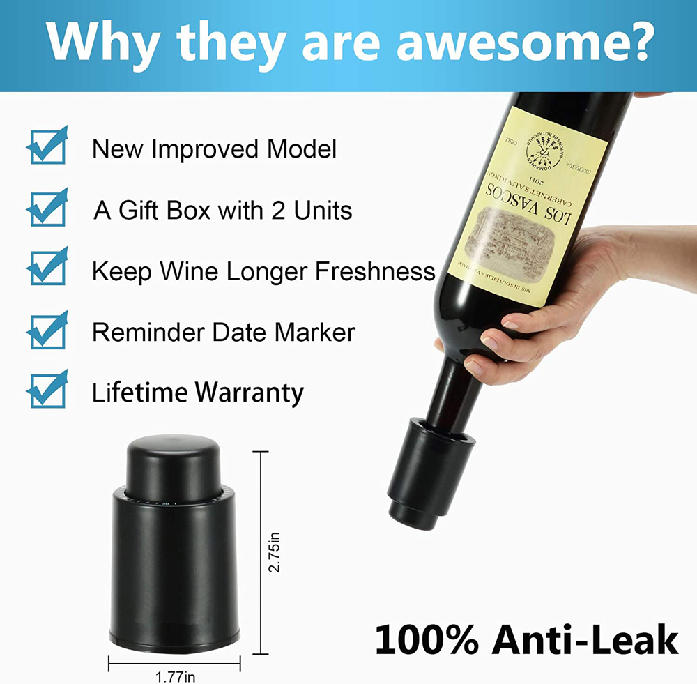Tappi per Bottiglie di Vino Ri - Wine Preservation Pump recensione e prezzo