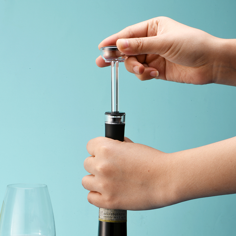 5PC Nero Pompa A Vuoto Riutili - Wine Preservation Pump recensione e prezzo