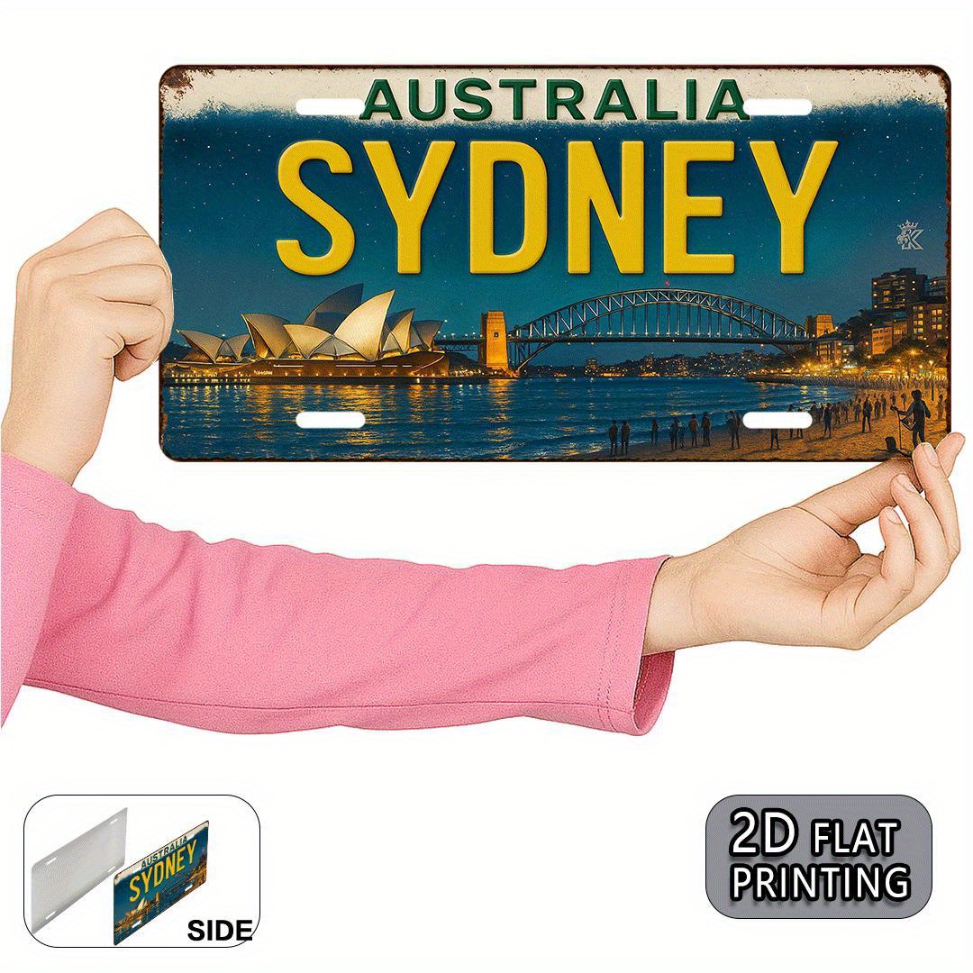 Targa in metallo vintage Austr - Home Bar Sydney recensione e prezzo